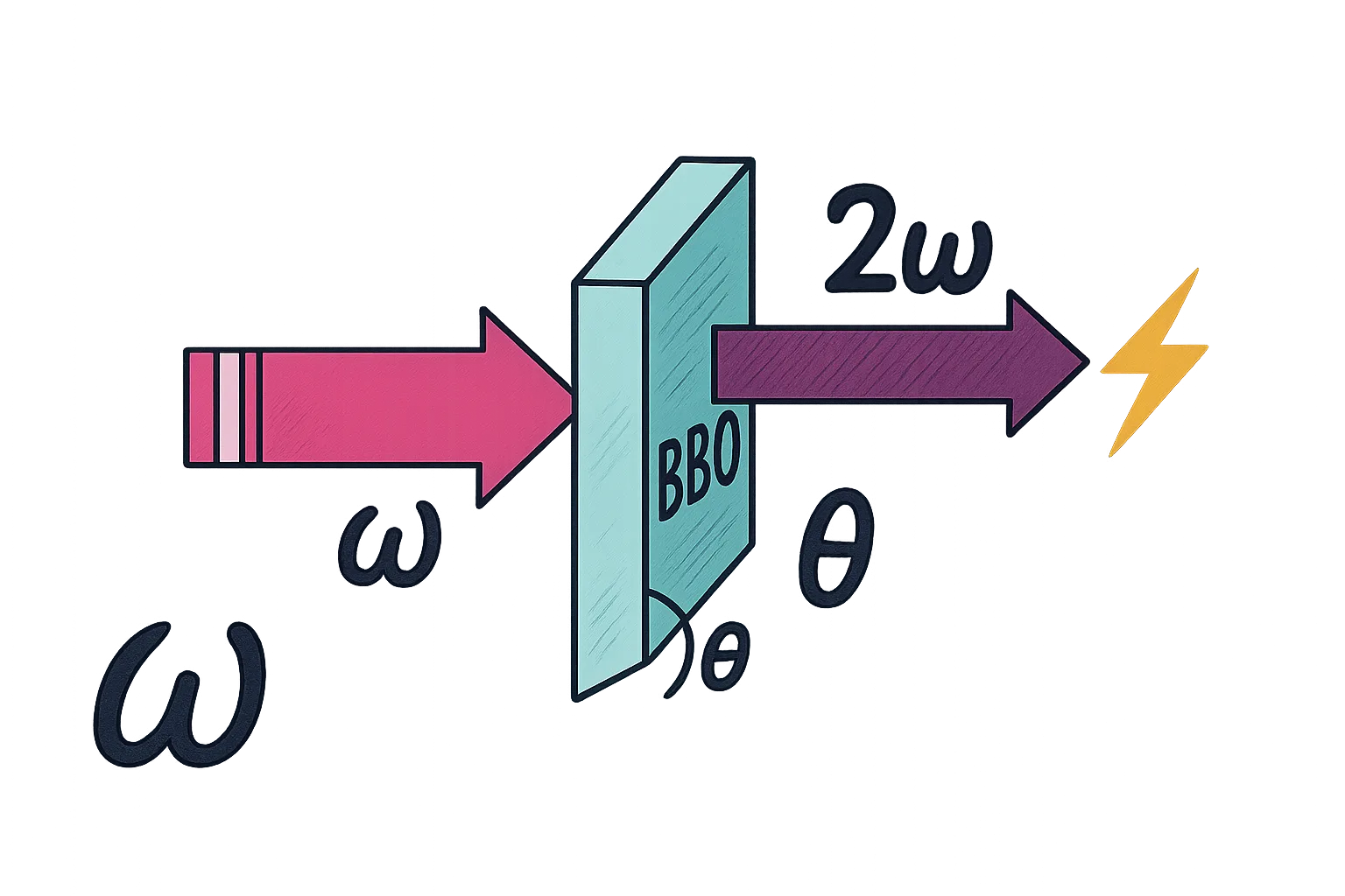 Type‑I Phase‑Matching Angle for SHG in BBO