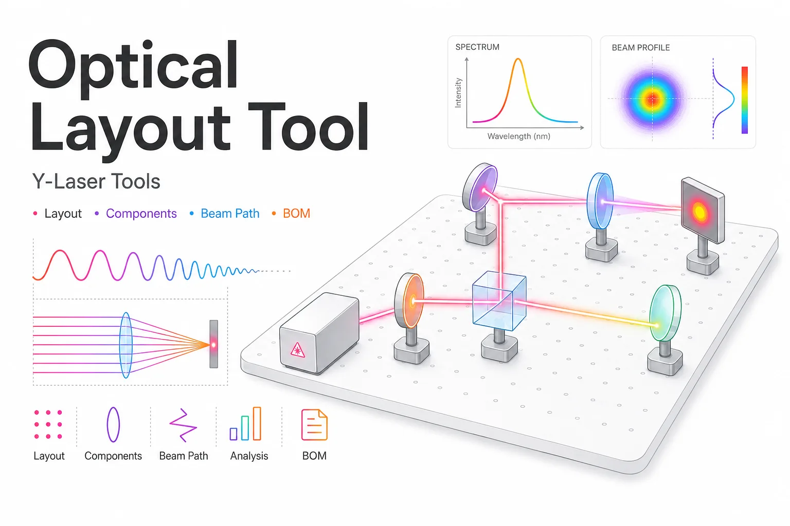 Optical Layout & Simulation Tool