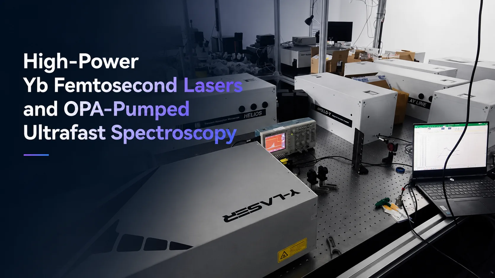 High Power YB Femtosecond Lasers AND OPA Pumped Ultrafast Spectroscopy